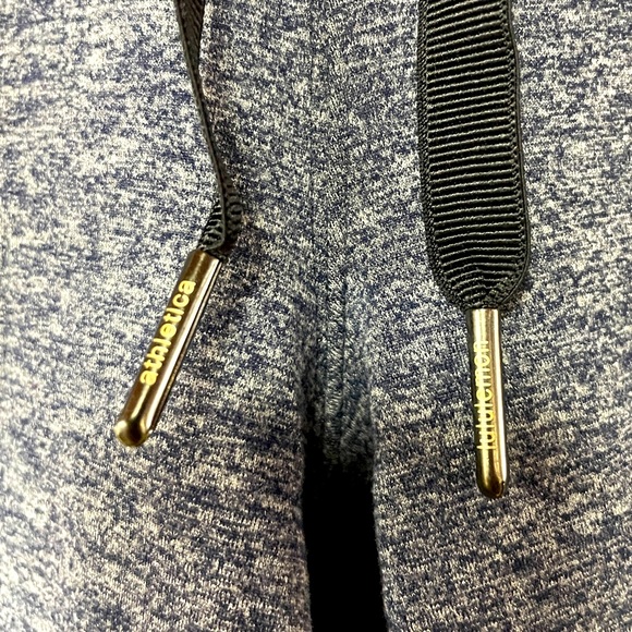 Lululemon Blue Drawstring Sweatpant Ankle Joggers Sz 4 - Picture 6 of 7